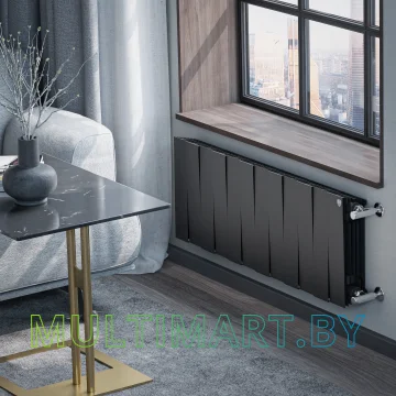 Биметаллический радиатор Royal Thermo PianoForte 300 Noir Sable (12 секций) картинка 7